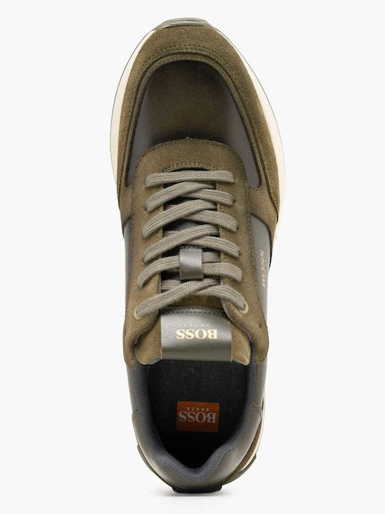 Sneakers pentru bărbați verde măsliniu