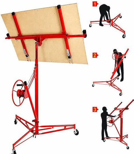 Klappbares System zum Transportieren und Heben von Lasten bis 68 kg