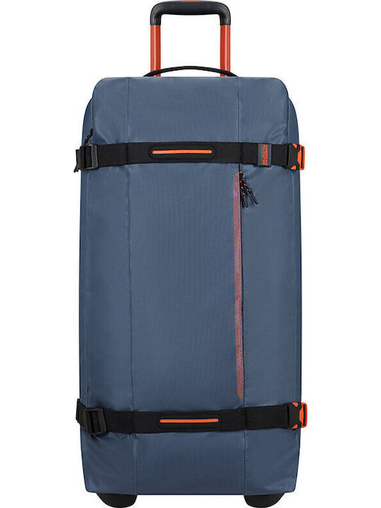 American Tourister Track Duffle Large Travel Suitcase Blue Height 79cm