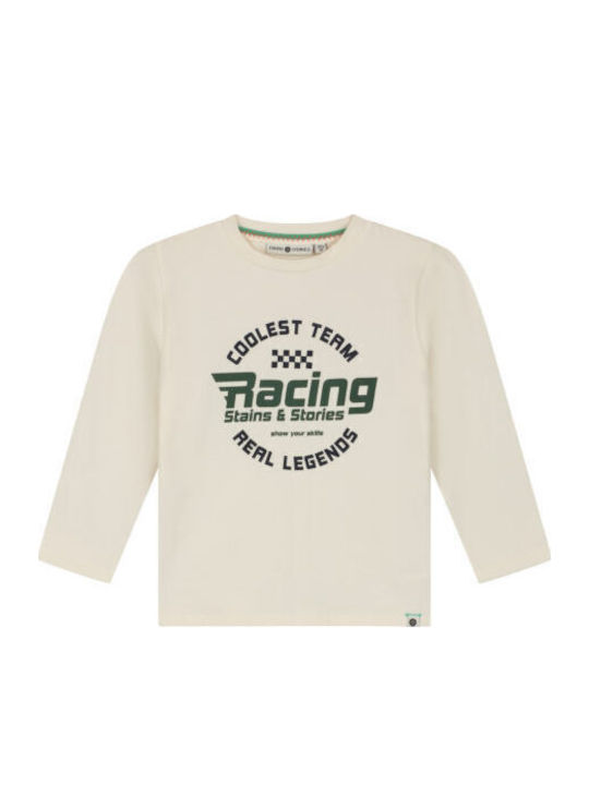 Kids Long-Sleeved Beige Top
