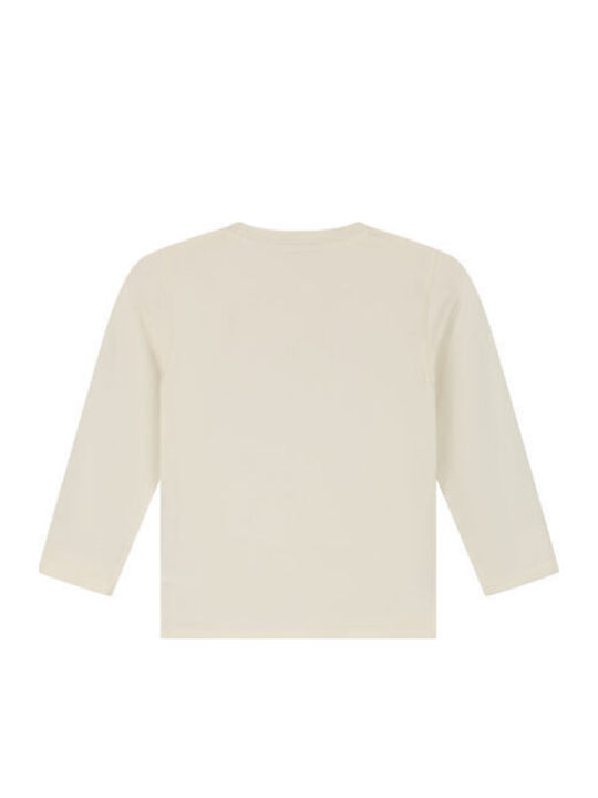 Kids Long-Sleeved Beige Top