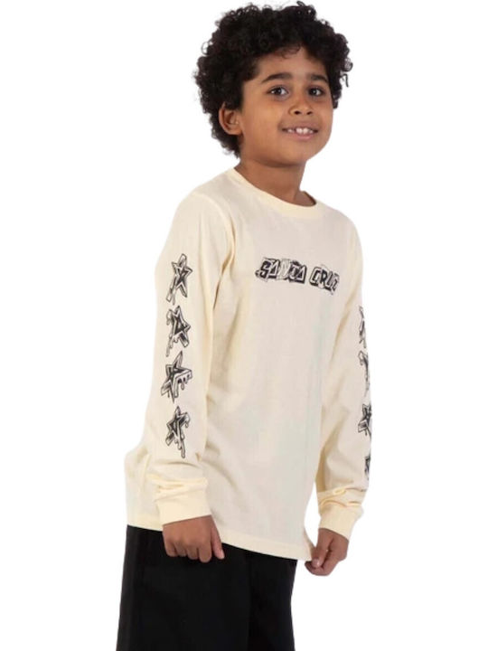 Kinder-Langarmshirt Beige