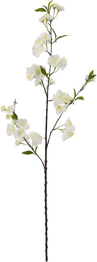 Künstlicher Dekorationszweig Kirschblüte Weiß 98 cm Artekko