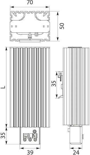 Elektro Plast Air Heater 150W