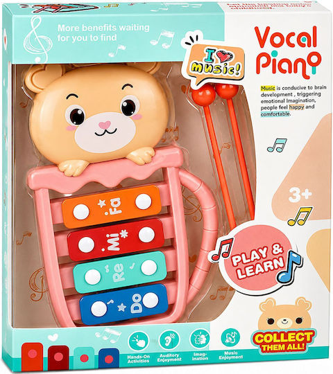 ToyMarkt Bärchen-Metallophon (Verschiedene Designs) für Kinder ab 3 Jahren