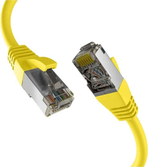 EFB S/FTP Cat.8.1 Network Cable Ethernet 0.25m Yellow