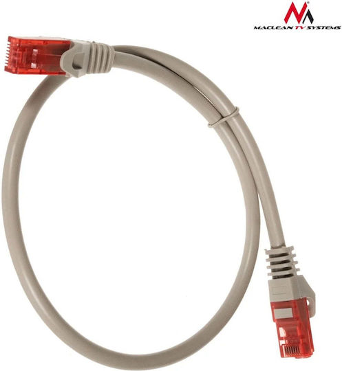 Maclean Energy U/UTP Кат.6 (Gigabit) Мрежов Кабел Ethernet 2м Сив