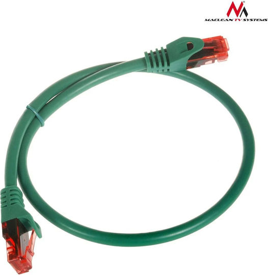 Maclean Energy U/UTP Кат.6 (Gigabit) Мрежов Кабел Ethernet 0.5м Зелен