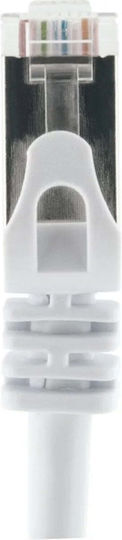 Schwaiger S/FTP Cat.6 (Gigabit) Καλώδιο Δικτύου Ethernet 1m Λευκό
