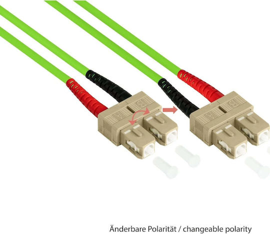 Good Connections Кабел Оптично Влакно 1м Зелен