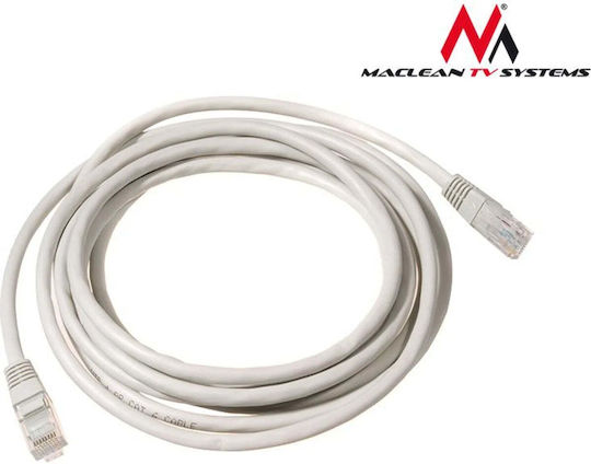 Maclean Energy U/UTP Кат.6 (Gigabit) Мрежов Кабел Ethernet 0.5м Сив