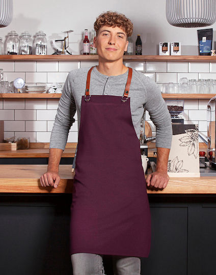 Karlowsky Șorț de Chelner Întreg Bib Apron Gri