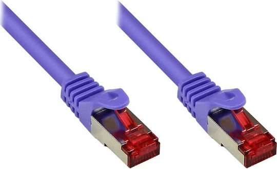 Alcasa S/FTP Кат.6 (Gigabit) Мрежов Кабел Ethernet 2м Зелен