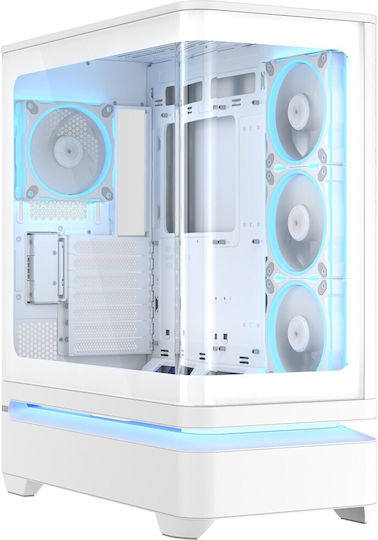 Asus PRIME AP304 TG Middle Tower Carcasă PC Alb