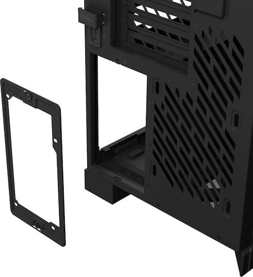 ROG Cronox Gaming Midi Tower Computer Case with Side Window Black