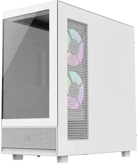 GameMax NEX C51 Computergehäuse mit Seitenfenster Weiß