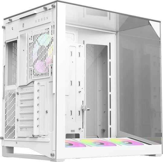 NEX C56 VC WH Gaming Midi Tower Computer Case with Side Window White
