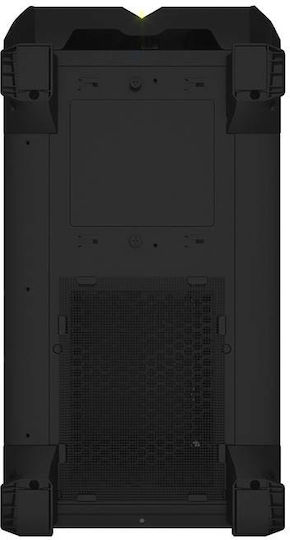 Darkflash DLM23 Gaming Midi Tower Computer Case with Side Window and RGB Lighting Black