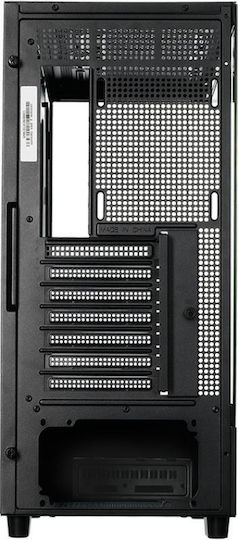 PCCOOLER C3 Q500 Gaming Middle Tower Carcasă PC cu Deschidere Laterală Negru