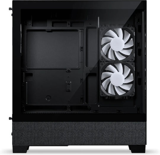 XT Gaming Midi Tower Computer Case with Side Window Black