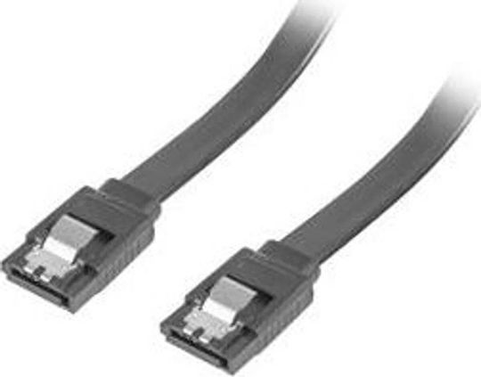 Lanberg 7-Pin SATA III - 7-Pin SATA III 70cm Μαύρο CA-SASA-14CU-0070-BK