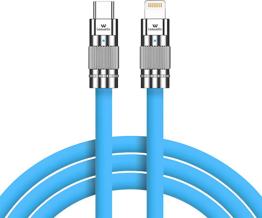 Leewello USB 2.0 Kabel USB-C männlich - USB-C Blau 3m
