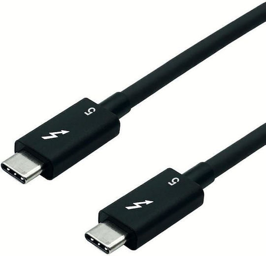 Roline Thunderbolt 5 Кабел USB Type-C Пасивен 8k60Hz 80Gbit/s 240W T-T 1м Черен Roline 11.02.9112