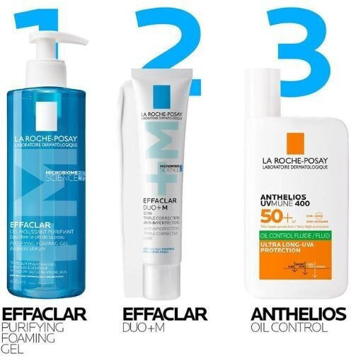 La Roche Posay Effaclar Gel zur Gesichtsreinigung gegen Unvollkommenheiten & Kontrolle der Fettigkeit Refill 400 ml