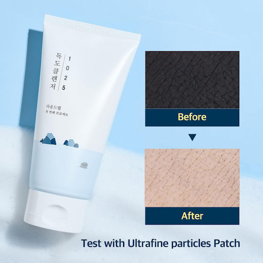 Round Lab 1025 Dokdo Gesichtsreinigungsschaum für Kontrolle der Fettigkeit & Feuchtigkeitsspendende Wirkung 150ml