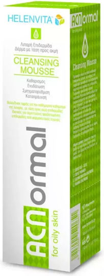 Helenvita ACNormal Cleansing Mousse Καθαρισμού Προσώπου για Έλεγχο λιπαρότητας & Ενυδατική δράση 150ml