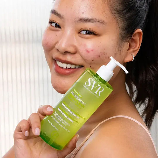 SVR Laboratoire Sebiaclear Gel Moussant Facial Cleansing Gel for Oily Acne-prone Skin 400ml