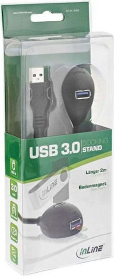 InLine USB хъб с 3.0 портове и USB-A връзка