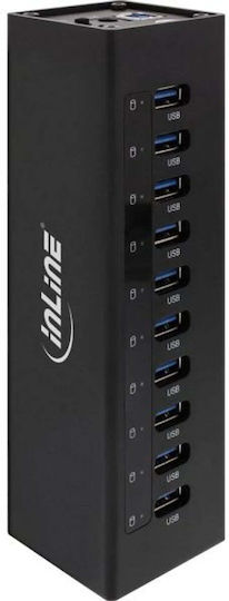 InLine Hub 10 Θυρών USB 3.0 με σύνδεση USB-A