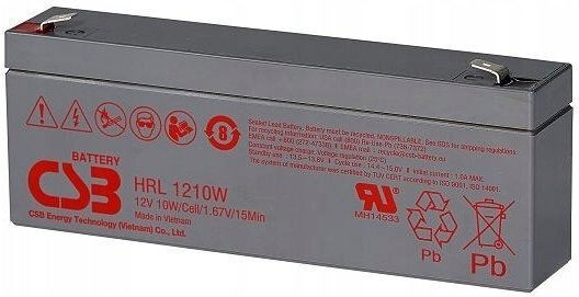 PBLO-12V002,6-F1A Μπαταρία UPS με Χωρητικότητα 2.6Ah και Τάση 12V