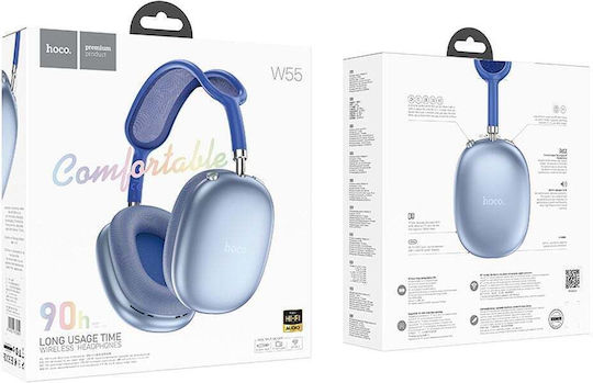 Hoco W55 Căști Over Ear Bluetooth Fără Fir Sky Blue