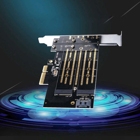 Orico Card PCIe la port PCI-E / M.2 / SATA