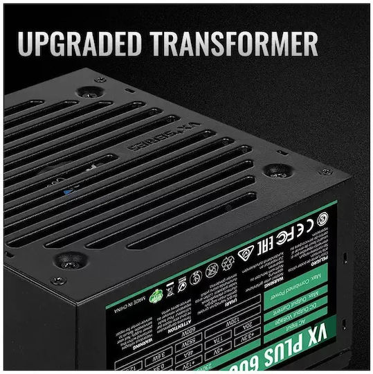 Aerocool Vx Plus Stealth 600W Black Power Supply Full Modular