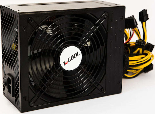 1stCOOL 1600W Black Computer Power Supply Semi Modular 80 Plus Gold (ECP-1600A-14-90)