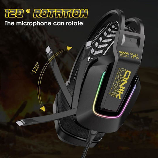 Onikuma X13 Căști Gaming Over Ear cu Conectivitate 3,5mm / USB