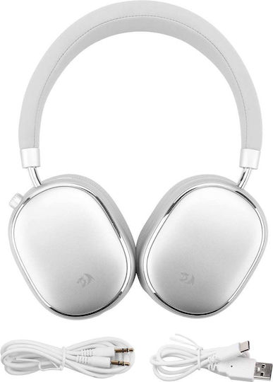 Redragon Vibecore 700NC Ασύρματο On Ear Gaming Headset με σύνδεση 3.5mm / Bluetooth Λευκό