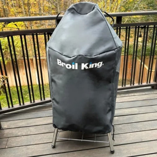 Broil King Schwarze Grillabdeckung aus Polyester mit UV-Schutz