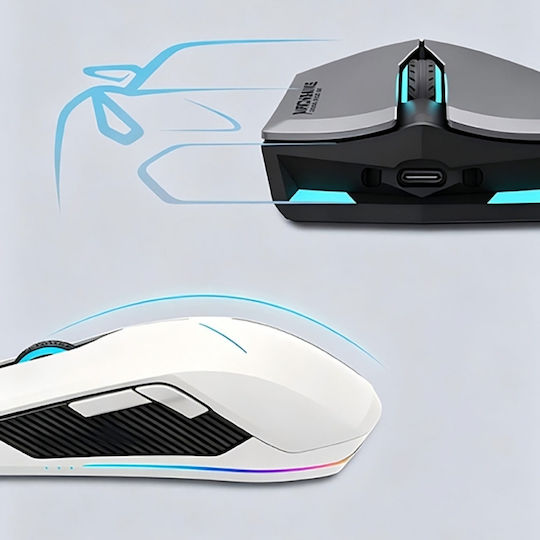 M721 Wireless RGB Gaming Mouse 10000 DPI White