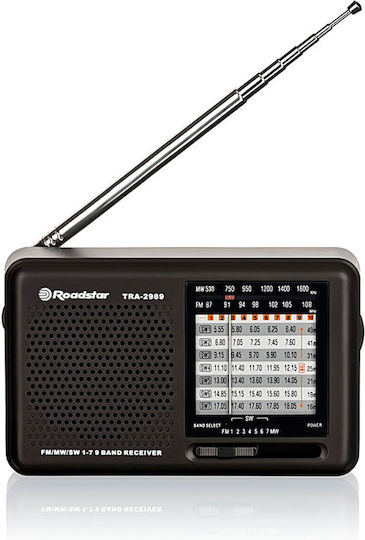 Roadstar TRA-2989 Радиоприемник Черен
