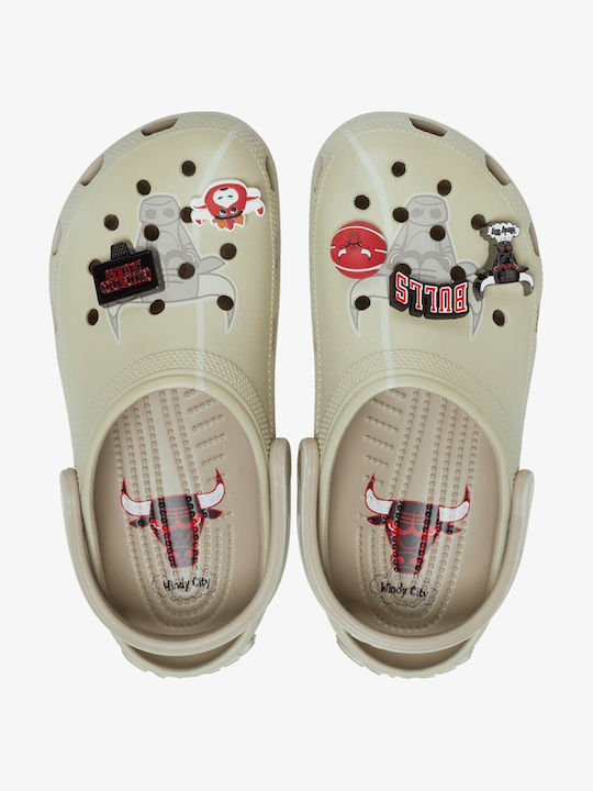 Crocs Classic NBA Chicago Bulls Мъжки Бежови Сабо