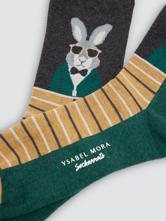 Ysabel Mora Herren Socken Multi Color 4er-Pack