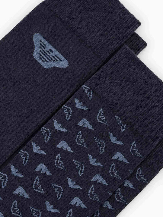 Emporio Armani Herren Socken Marine 2er-Pack