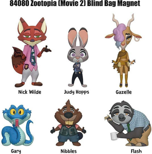 Zootopia 2 Magnets Blind Pack Series 1 Display 12