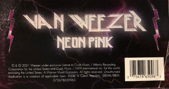 Weezer Van Weezer Lp Pink Vinyl