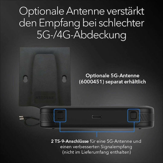 NetGear M3 Wireless 5G Portable Hotspot Wi‑Fi 6