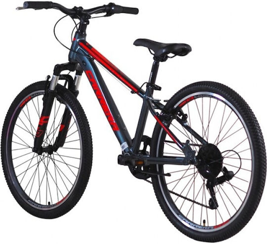 Carrera 24" Παιδικό Mountain Bike με Σκελετό Αλουμινίου Γκρι